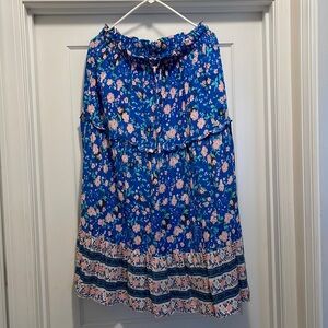 Merokeety size L floral skirt